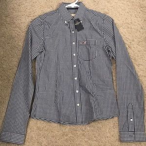 Brand New Hollister plaid shirt